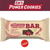 Ems Power Cookies Cranberry Chocolate Bar 75g